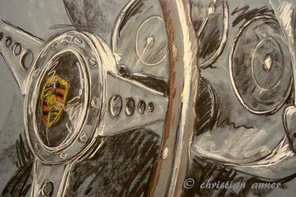 Porsche Spyder cockpit