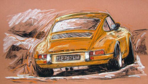 Porsche_911 oldtimer kunstgalerie